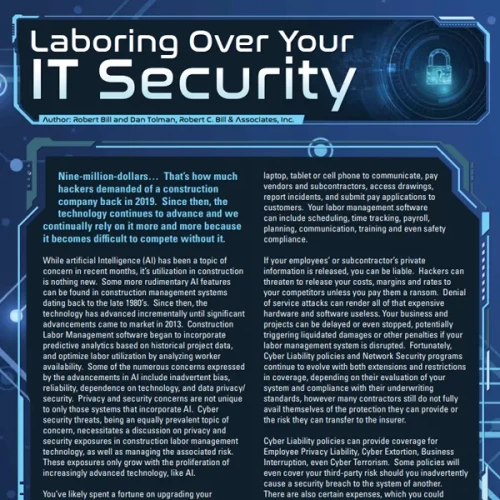 Laboring Over Your IT Security